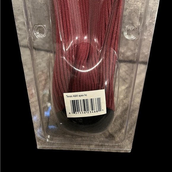 Texas A&M Aggies NCAA Single Apex Golf Club Headcover For Oversized Drivers NEW - Picture 7 of 8